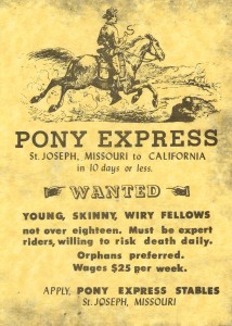 Pony_ExpressAdvert