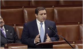 Rep. Henry Cuellar (D-Texas) speaks on the House floor.