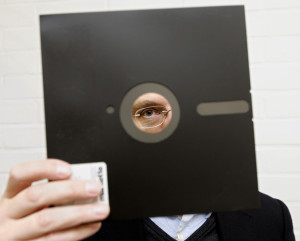 A 81/2 inch floppy disk like this one is being used by a DoD computer system that is more than 50 years old.